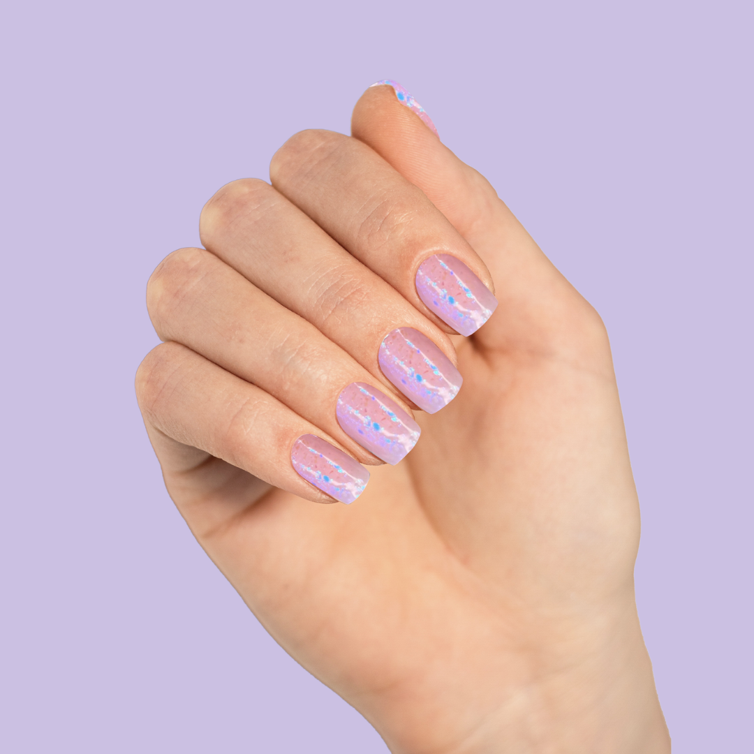 how to apply elligel's semi cured nail wraps for beginners